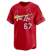 Aaron Brooks Men's St. Louis Cardinals 2024 City Connect Jersey - Red Limited