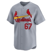 Aaron Brooks Men's St. Louis Cardinals Away Jersey - Gray Limited