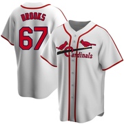 Aaron Brooks Men's St. Louis Cardinals Home Cooperstown Collection Jersey - White