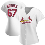 Aaron Brooks Women's St. Louis Cardinals Home Jersey - White Authentic