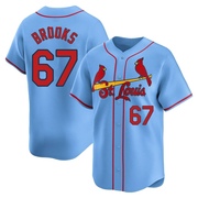 Aaron Brooks Youth St. Louis Cardinals Alternate Jersey - Light Blue Limited