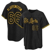 Adam Kloffenstein Men's St. Louis Cardinals Snake Skin City Jersey - Black Replica