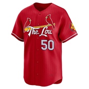 Adam Wainwright Men's St. Louis Cardinals 2024 City Connect Jersey - Red Limited