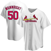 Adam Wainwright Men's St. Louis Cardinals Home Jersey - White Replica