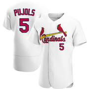 Albert Pujols Men's St. Louis Cardinals Home Jersey - White Authentic