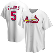 Albert Pujols Men's St. Louis Cardinals Home Jersey - White Replica