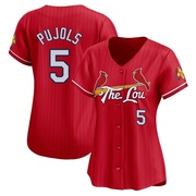 Albert Pujols Women's St. Louis Cardinals 2024 City Connect Jersey - Red Limited