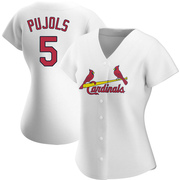 Albert Pujols Women's St. Louis Cardinals Home Jersey - White Authentic