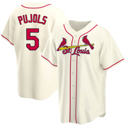 Albert Pujols Youth St. Louis Cardinals Alternate Jersey - Cream Replica