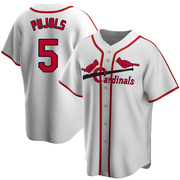 Albert Pujols Youth St. Louis Cardinals Home Cooperstown Collection Jersey - White