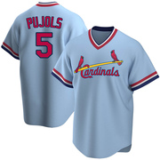 Albert Pujols Youth St. Louis Cardinals Road Cooperstown Collection Jersey - Light Blue Replica