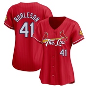 Alec Burleson Women's St. Louis Cardinals 2024 City Connect Jersey - Red Limited