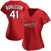 Alec Burleson Women's St. Louis Cardinals Alternate Jersey - Red Authentic