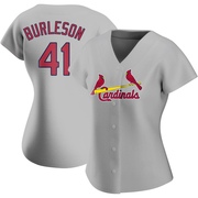 Alec Burleson Women's St. Louis Cardinals Road Jersey - Gray Replica