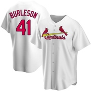 Alec Burleson Youth St. Louis Cardinals Home Jersey - White Replica