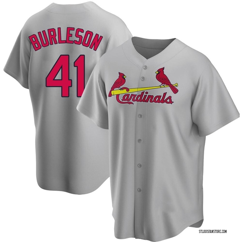 Alec Burleson Men's Nike Cream St. Louis Cardinals Alternate Replica Custom Jersey Size: Large