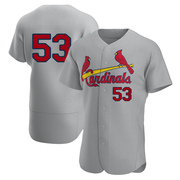 Andre Pallante Men's St. Louis Cardinals Road Jersey - Gray Authentic