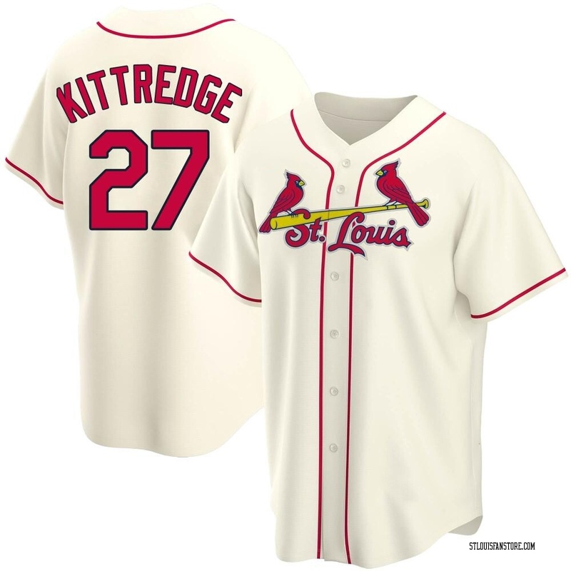 Andrew Kittredge Men's St. Louis Cardinals Alternate Jersey - Cream Replica