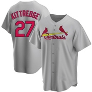 Andrew Kittredge Men's St. Louis Cardinals Road Jersey - Gray Replica