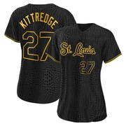 Andrew Kittredge Women's St. Louis Cardinals Snake Skin City Jersey - Black Replica