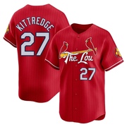 Andrew Kittredge Youth St. Louis Cardinals 2024 City Connect Jersey - Red Limited