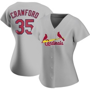 Brandon Crawford Women's St. Louis Cardinals Road Jersey - Gray Replica