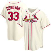 Brendan Donovan Men's St. Louis Cardinals Alternate Jersey - Cream Replica