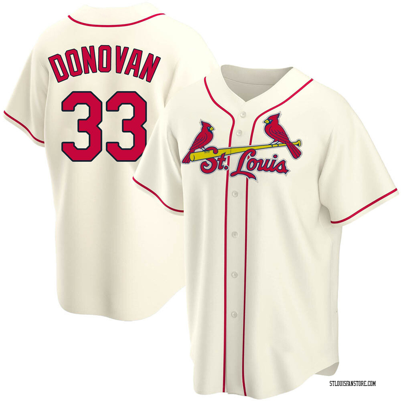 Brendan Donovan Men's St. Louis Cardinals Alternate Jersey - Cream Replica