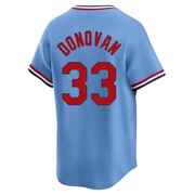 Brendan Donovan Men's St. Louis Cardinals Cooperstown Collection Jersey - Light Blue Limited