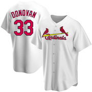 Brendan Donovan Men's St. Louis Cardinals Home Jersey - White Replica