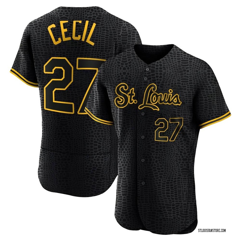2017 St. Louis Cardinals Brett Cecil #21 Game Issued Grey Jersey 48 DP45800