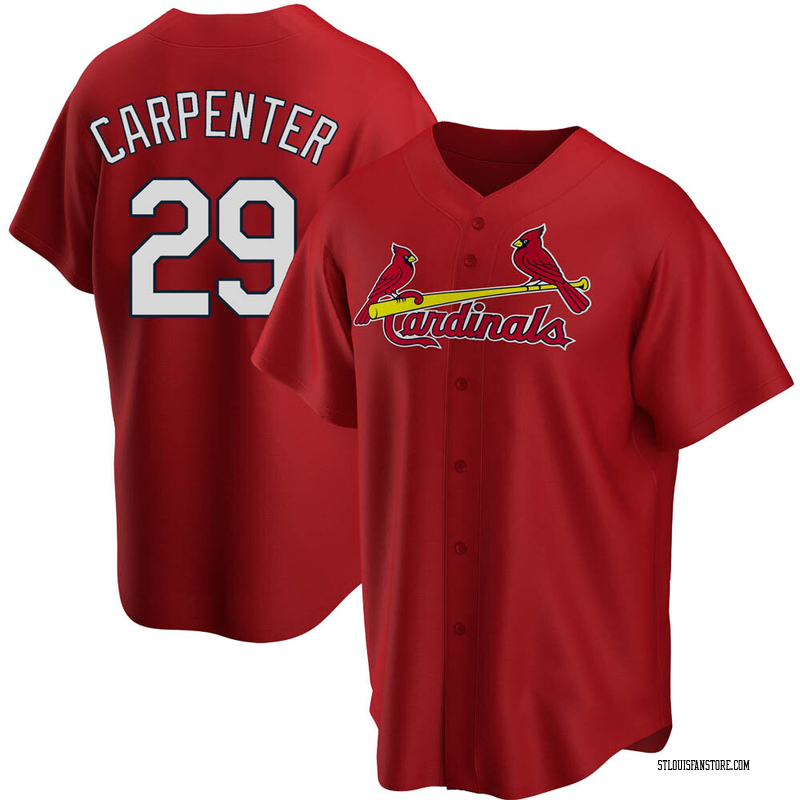 Chris Carpenter Men's St. Louis Cardinals Alternate Jersey - Red Replica