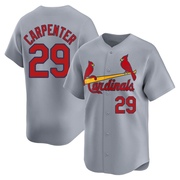 Chris Carpenter Men's St. Louis Cardinals Away Jersey - Gray Limited