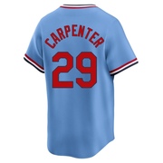 Chris Carpenter Men's St. Louis Cardinals Cooperstown Collection Jersey - Light Blue Limited