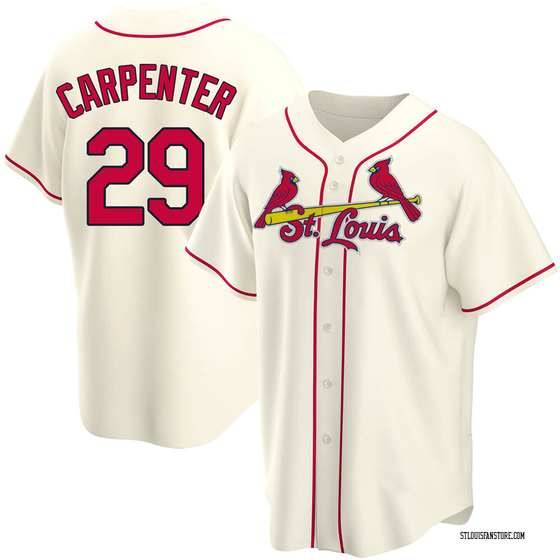 Chris Carpenter Majestic St. Louis Cardinals Alternate Red YOUTH Jersey