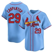 Chris Carpenter Youth St. Louis Cardinals Alternate Jersey - Light Blue Limited