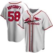 Chris Roycroft Men's St. Louis Cardinals Home Cooperstown Collection Jersey - White