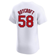 Chris Roycroft Men's St. Louis Cardinals Home Jersey - White Elite