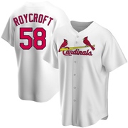 Chris Roycroft Men's St. Louis Cardinals Home Jersey - White Replica