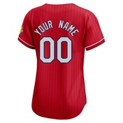 Custom Women's St. Louis Cardinals 2024 City Connect Jersey - Red Limited