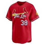 Drew Rom Men's St. Louis Cardinals 2024 City Connect Jersey - Red Limited