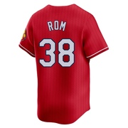 Drew Rom Men's St. Louis Cardinals 2024 City Connect Jersey - Red Limited