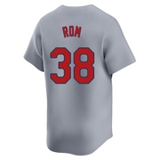 Drew Rom Men's St. Louis Cardinals Away Jersey - Gray Limited