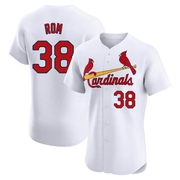 Drew Rom Men's St. Louis Cardinals Home Jersey - White Elite