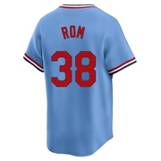 Drew Rom Youth St. Louis Cardinals Cooperstown Collection Jersey - Light Blue Limited