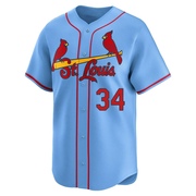 Drew VerHagen Men's St. Louis Cardinals Alternate Jersey - Light Blue Limited