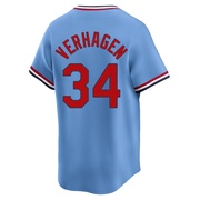 Drew VerHagen Men's St. Louis Cardinals Cooperstown Collection Jersey - Light Blue Limited