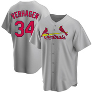 Drew VerHagen Youth St. Louis Cardinals Road Jersey - Gray Replica