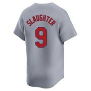 Enos Slaughter Men's St. Louis Cardinals Away Jersey - Gray Limited