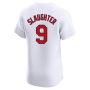 Enos Slaughter Men's St. Louis Cardinals Home Jersey - White Elite